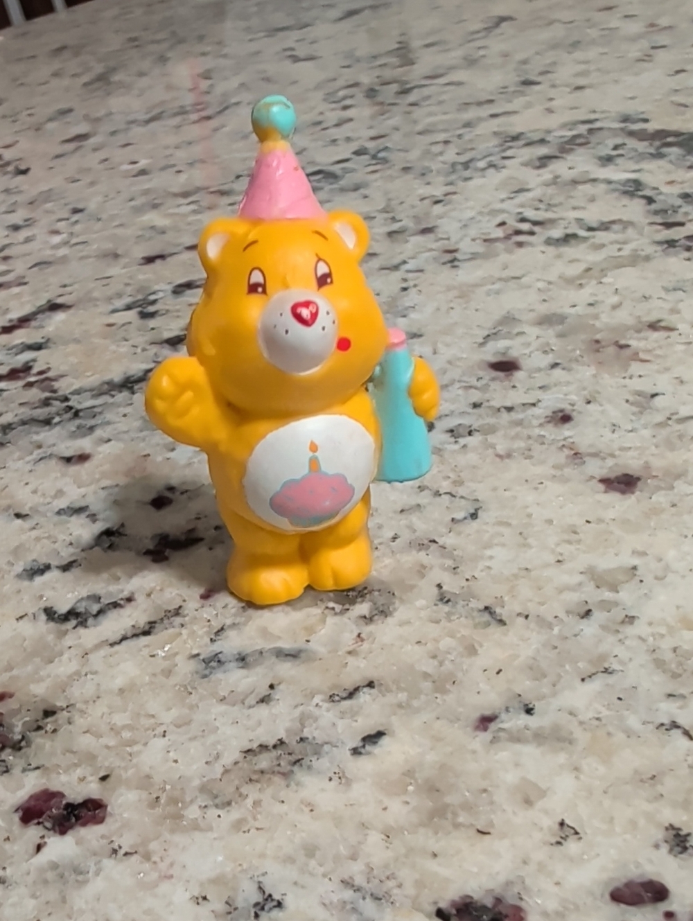 Vintage 1983 Miniature Care Bear "Birthday Bear"
